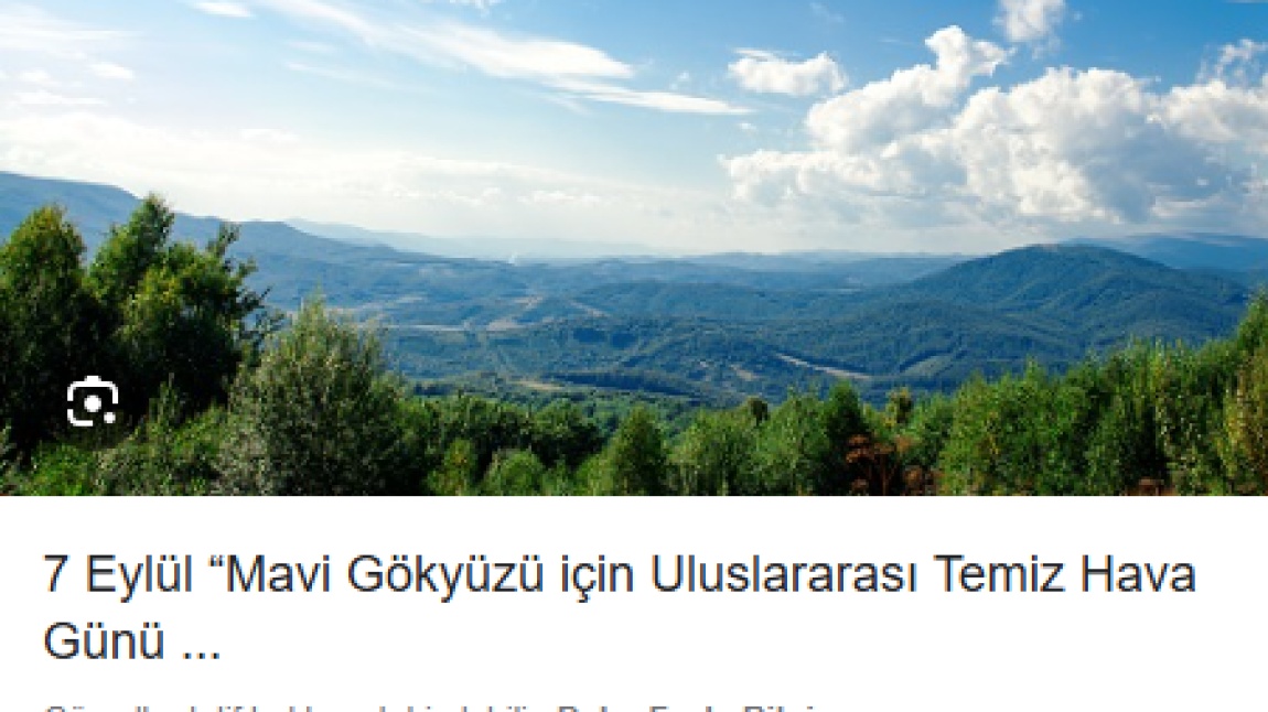 Tohum Toprak ve Temiz Hava